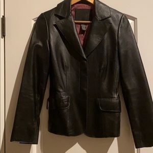 Guess Collection Leather Blazer/Jacket